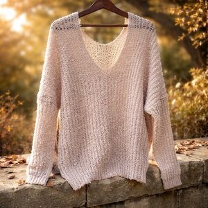 💙Cozy Cream Knit Sweater